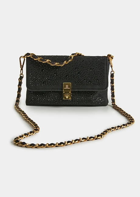 Τσάντα χειρός με κρύσταλλα