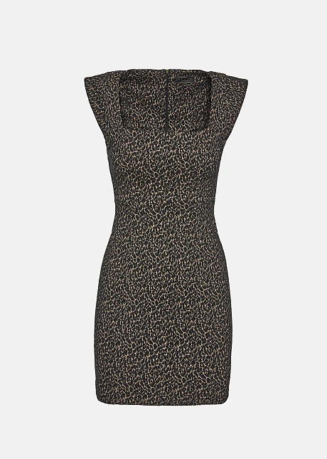 Μίνι φόρεμα με βελούδινη υφή