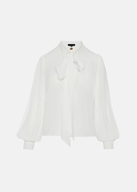 Πουκάμισο με πλισέ μανίκια