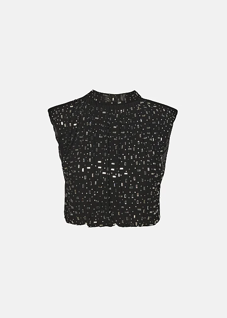 Μπλούζα με κρύσταλλα