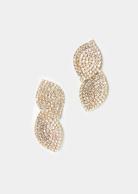 Σκουλαρίκια διπλά φύλλα