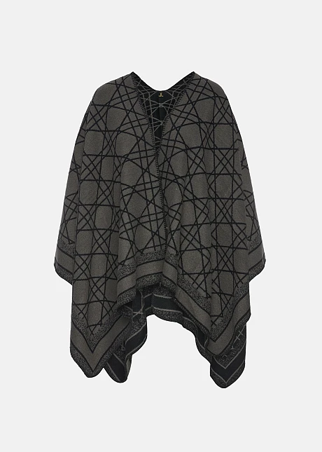 Καρό κάπα με μάλλινη όψη