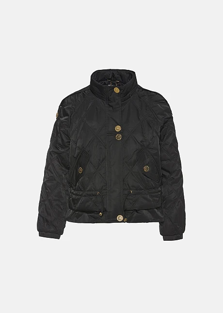 Καπιτονέ κοντό μπουφάν με σούρα