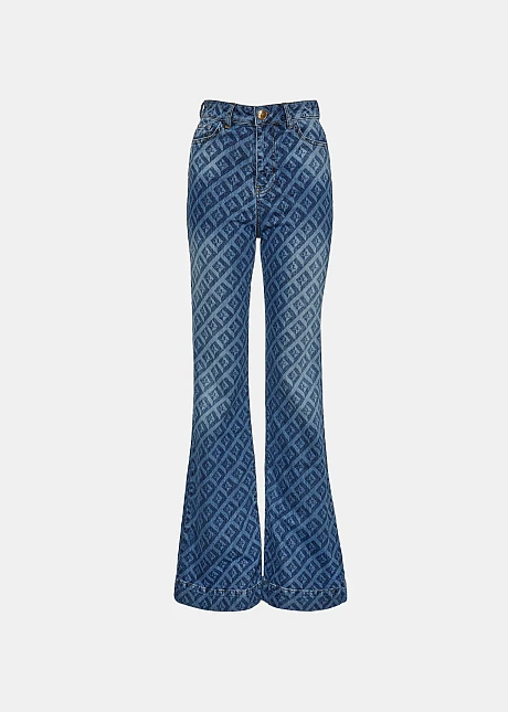 Παντελόνι denim με τύπωμα logo