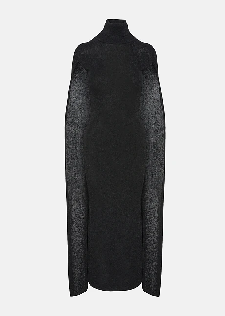 Lurex ζιβάγκο φόρεμα με κάπα