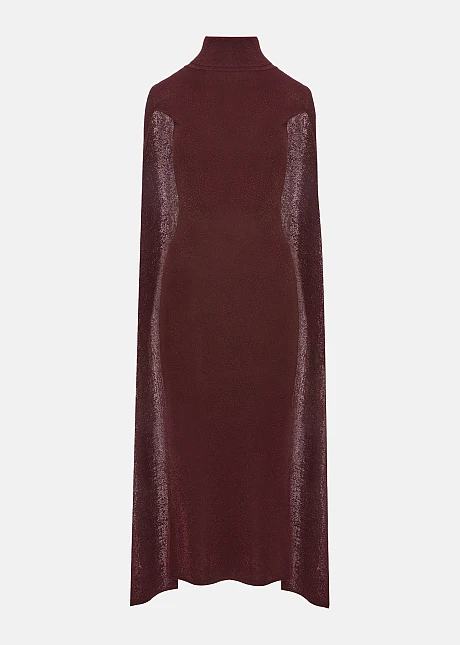 Lurex ζιβάγκο φόρεμα με κάπα