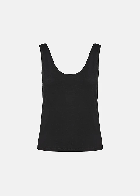Αμάνικο t-shirt από οικολογικές ίνες