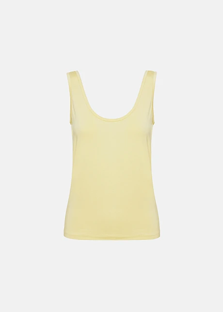 Αμάνικο t-shirt από οικολογικές ίνες
