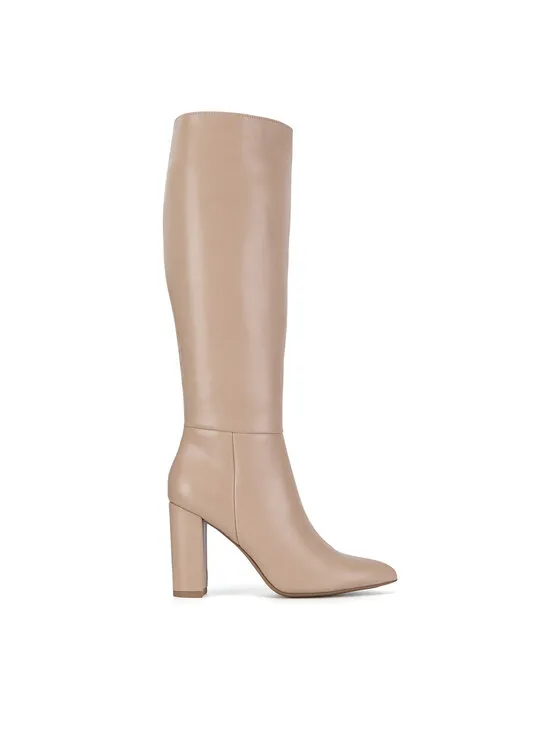 Μπότες · Μπεζ · 10 cm
