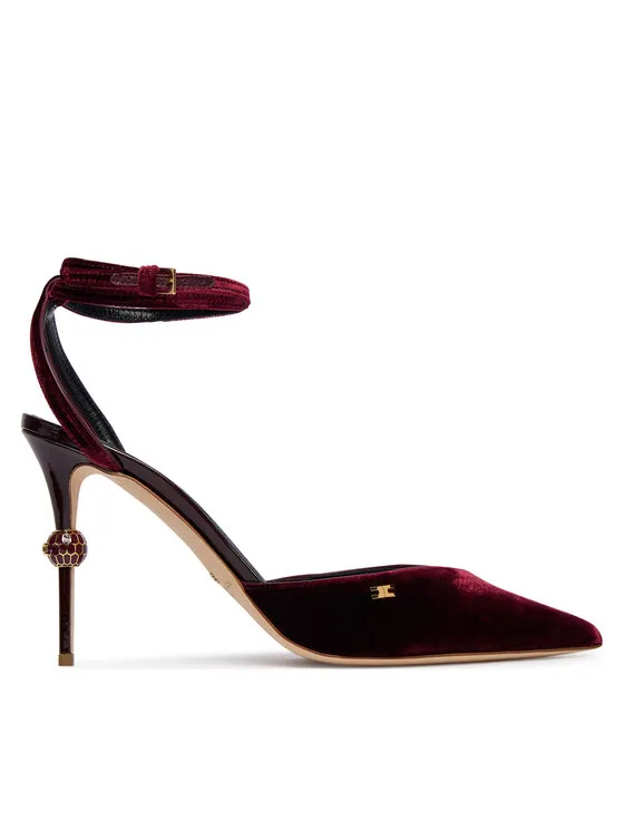 Γόβες · Μπορντό · 10 cm