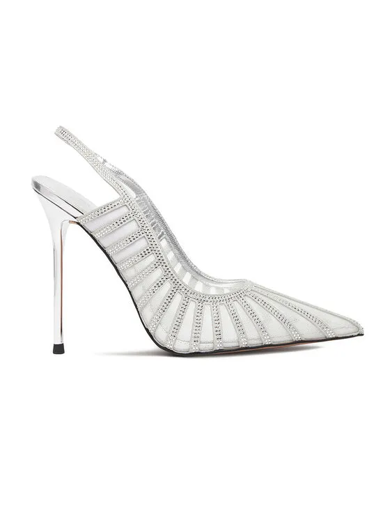 Γόβες · Ασημί · 11 cm