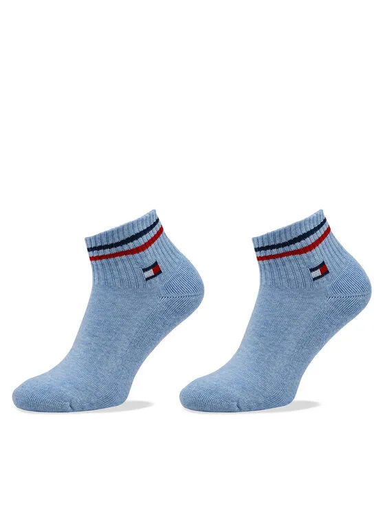 Σετ 2 ζευγάρια κοντές κάλτσες unisex · Μπλε