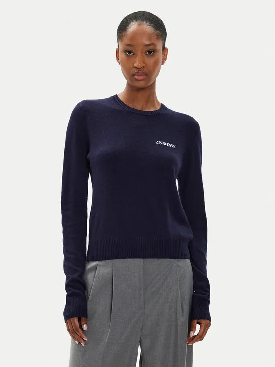 2NDDAY Πουλόβερ · Σκούρο μπλε · Regular Fit
