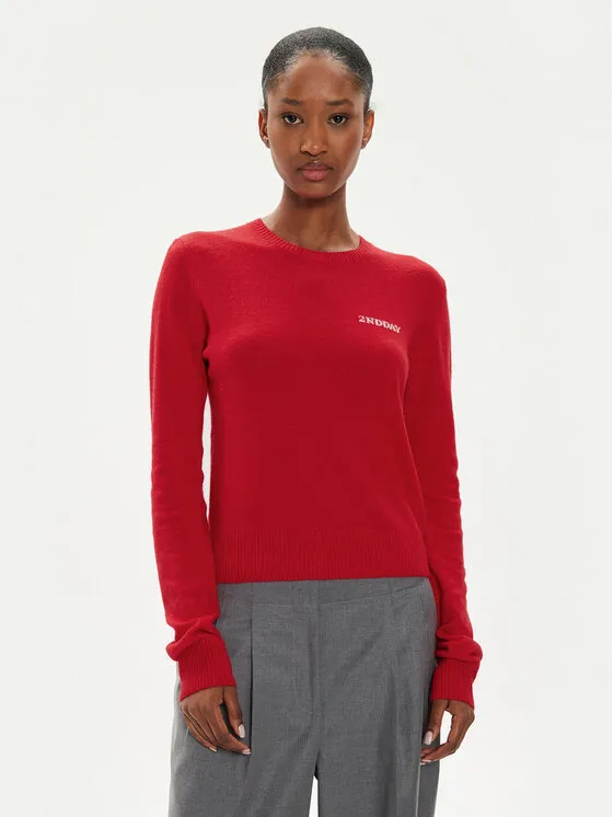 2NDDAY Πουλόβερ · Κόκκινο · Regular Fit