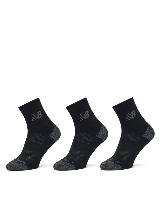 Σετ 3 ζευγάρια ψηλές κάλτσες unisex · Μαύρο