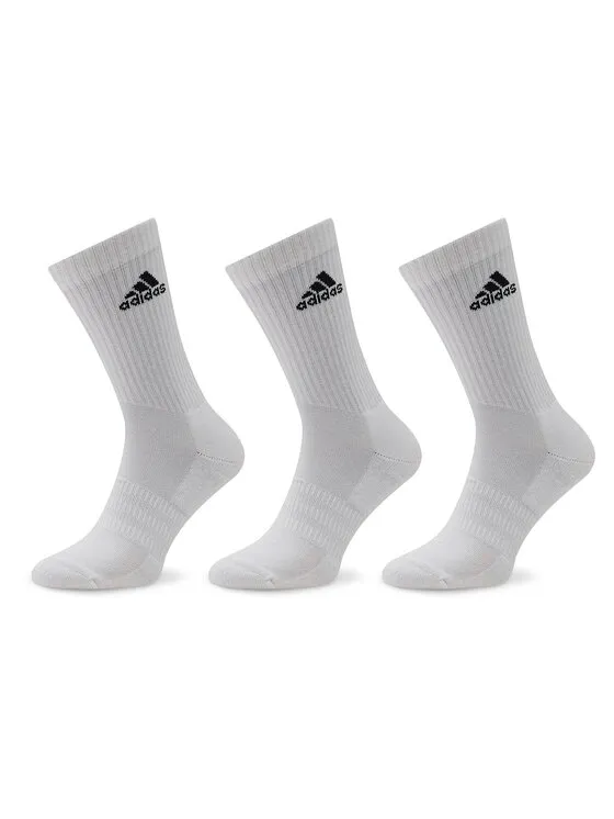 Σετ 3 ζευγάρια ψηλές κάλτσες unisex · Λευκό