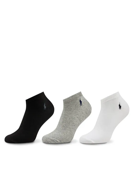 Σετ 3 ζευγάρια κοντές κάλτσες unisex · Έγχρωμο