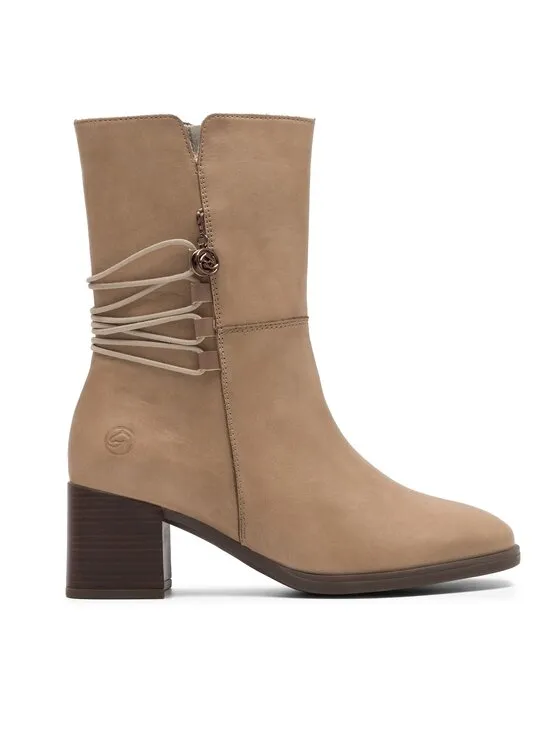 Μποτάκια · Μπεζ · 6 cm