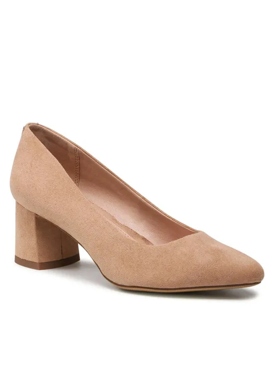 Κλειστά παπούτσια · Μπεζ · 6 cm