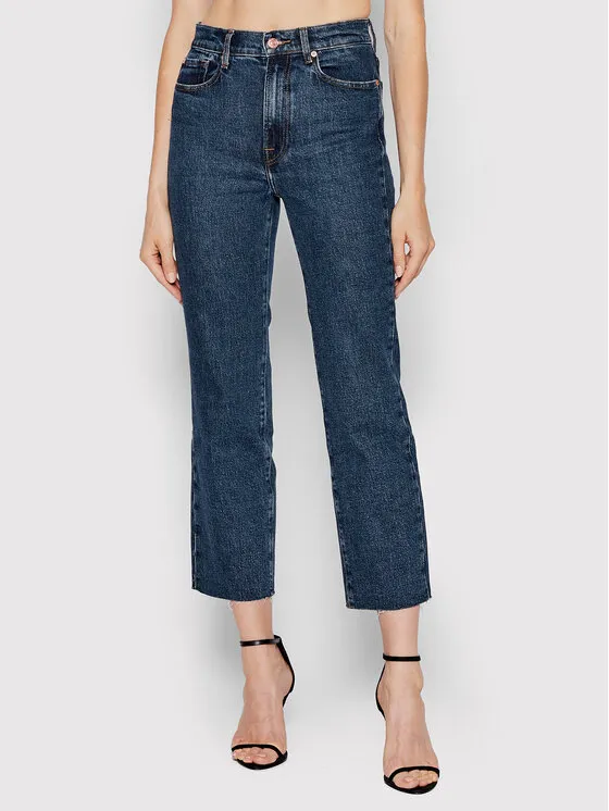7 For All Mankind Τζιν · Σκούρο μπλε · Relaxed Fit