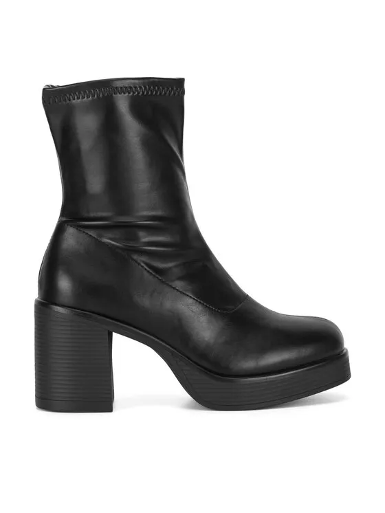 Μποτάκια · Μαύρο · 8 cm