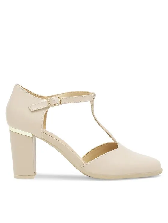 Γοβάκια · Μπεζ · 8 cm