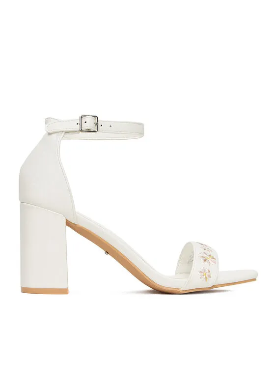 Σανδάλια · Λευκό · 9 cm