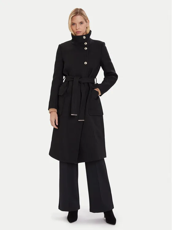 Μάλλινο παλτό · Μαύρο