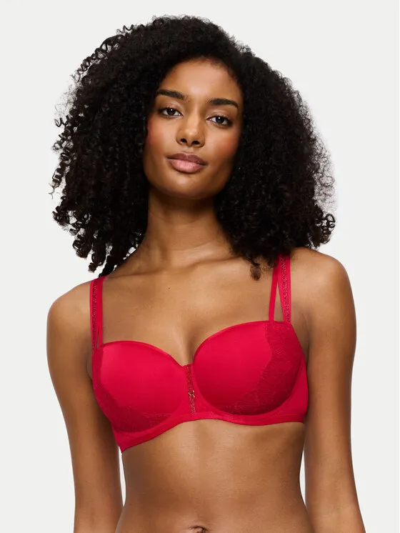 Σουτιέν με μπανέλα · Κόκκινο