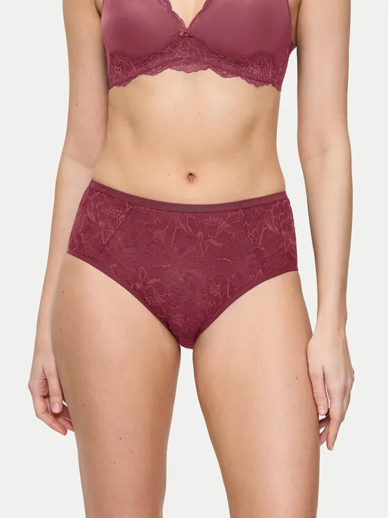 Κλασικό σλιπ ψηλόμεσο · Ροζ