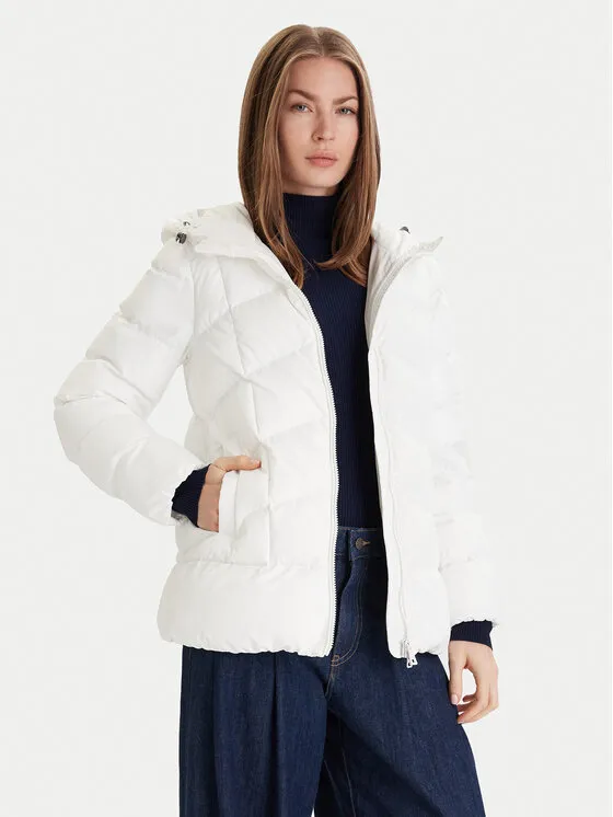 Μπουφάν χειμωνιάτικο · Λευκό