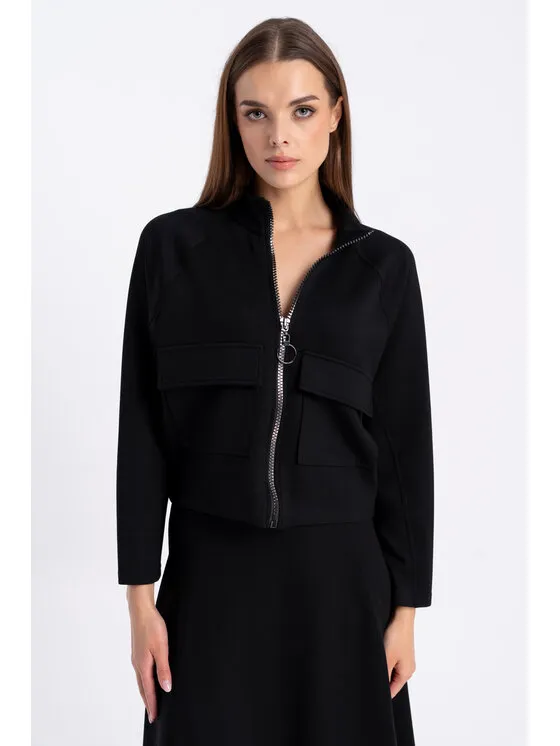 Μπουφάν γυναικείο · Μαύρο