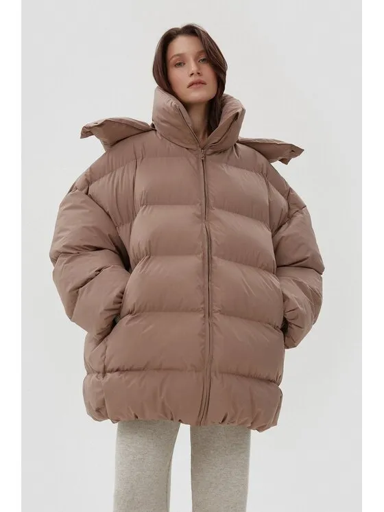Μπουφάν γυναικείο · Καφέ