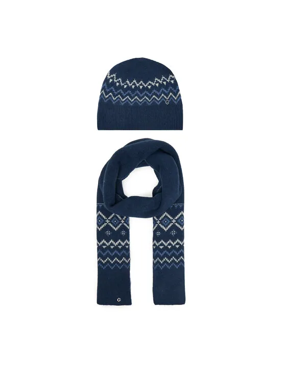 Σετ Κασκόλ και Σκούφος · Σκούρο μπλε