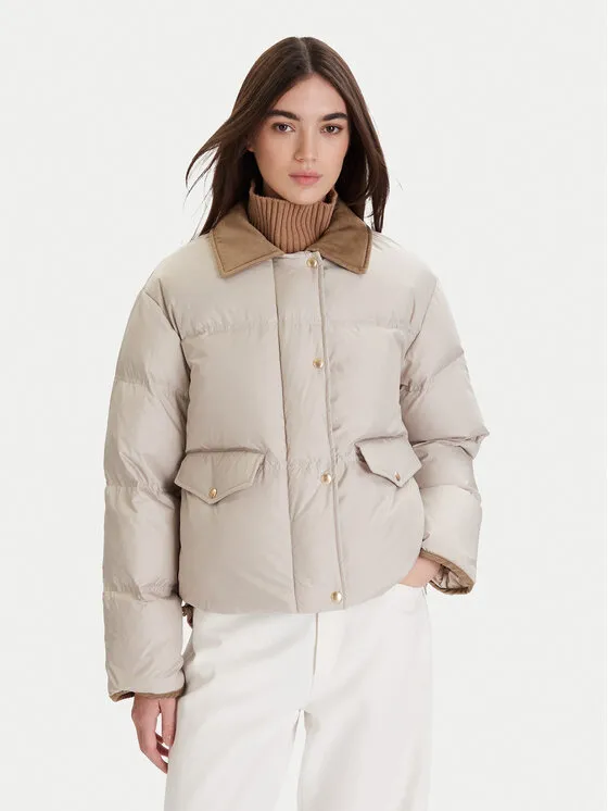 Μπουφάν πουπουλένιο · Εκρού