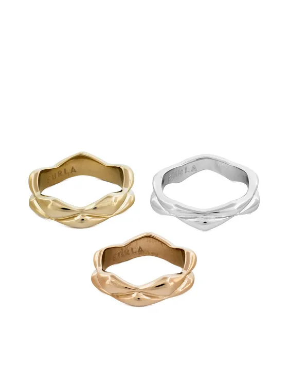 Σετ δαχτυλίδια · Έγχρωμο · Σνοξείδωτος χάλυβας