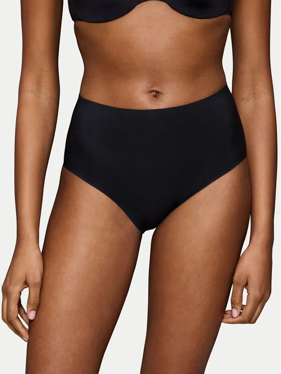 Κλασικό σλιπ ψηλόμεσο · Μαύρο