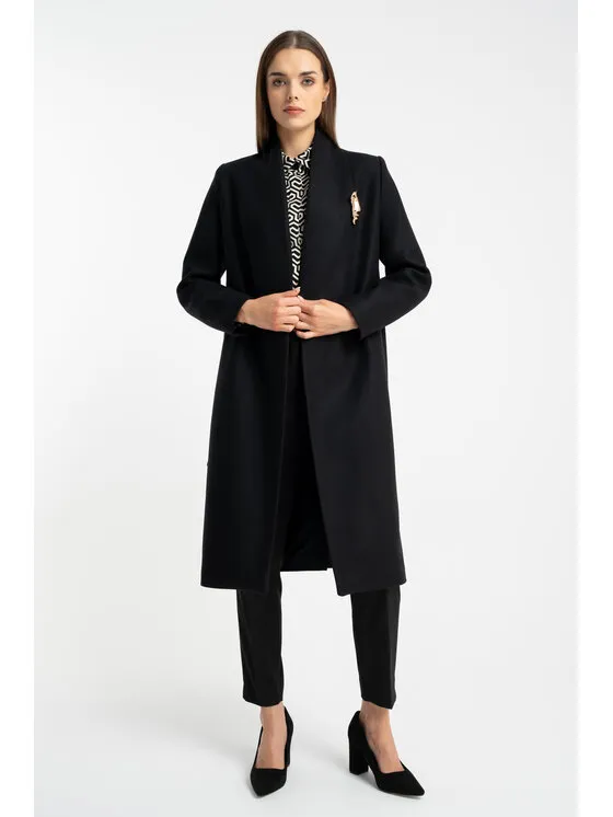 Παλτό χειμωνιάτικο · Μαύρο