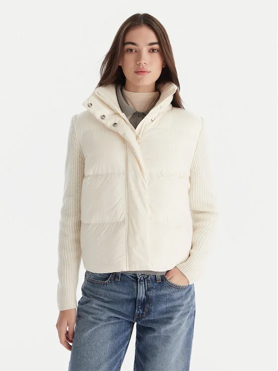 Μπουφάν πουπουλένιο · Εκρού