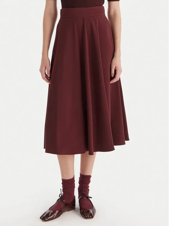 Φούστα σε γραμμή Α · Μπορντό