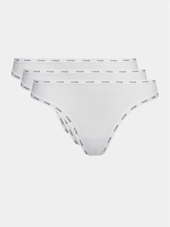 Σετ βραζιλιάνικα σλιπ · Λευκό