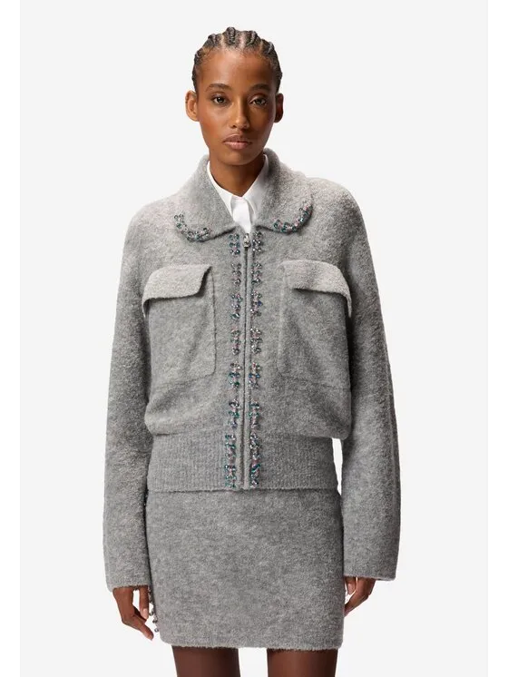 Μπουφάν γυναικείο · Γκρι