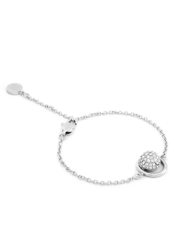 Βραχιόλι · Ασημί · Σνοξείδωτος χάλυβας, Γυαλί