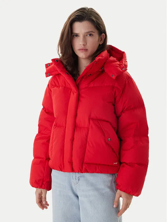 Μπουφάν πουπουλένιο · Κόκκινο