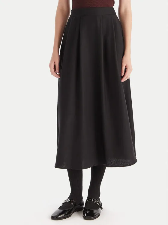 Φούστα σε γραμμή Α · Μαύρο