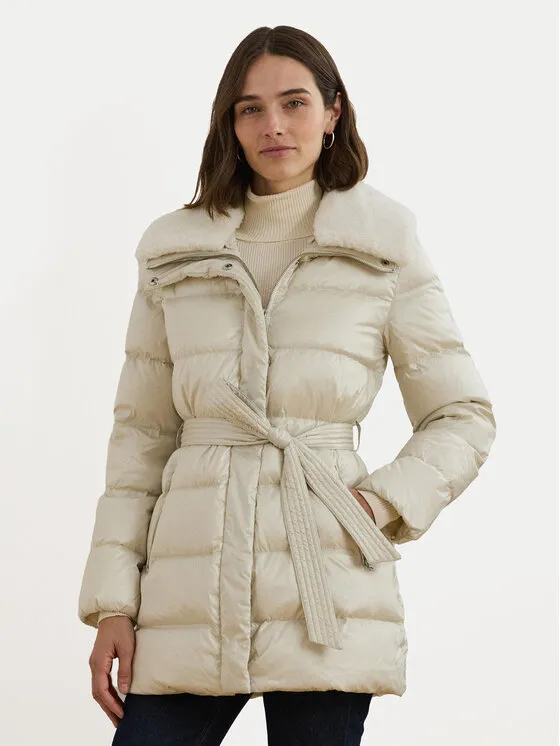 Μπουφάν πουπουλένιο · Εκρού