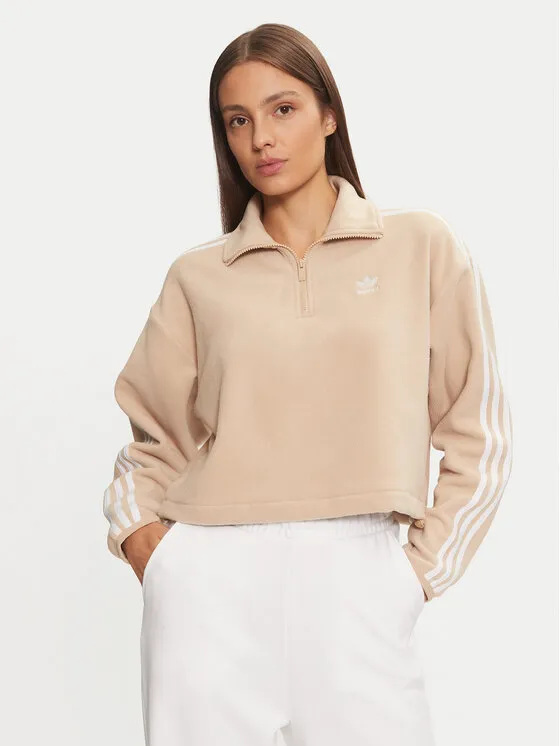 Fleece · Μπεζ · Relaxed Fit