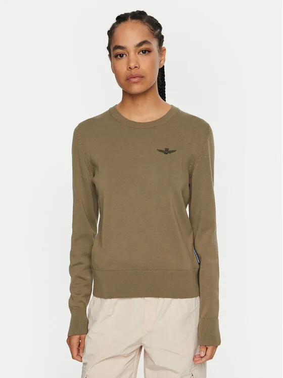 Aeronautica Militare Πουλόβερ · Πράσινο · Regular Fit