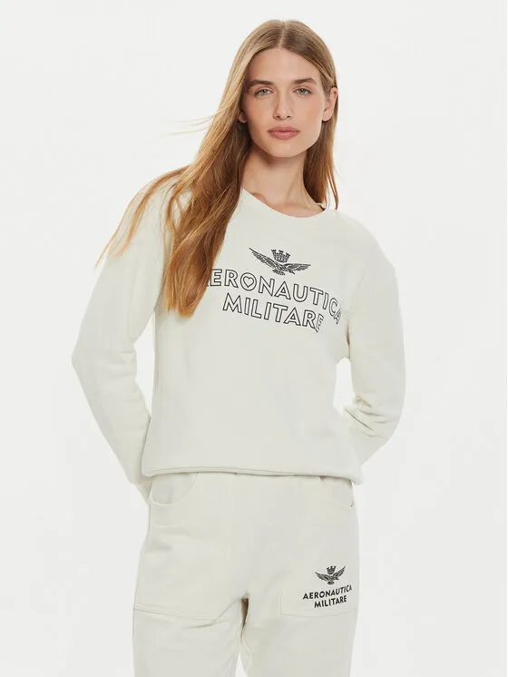 Aeronautica Militare Μπλούζα · Εκρού · Regular Fit
