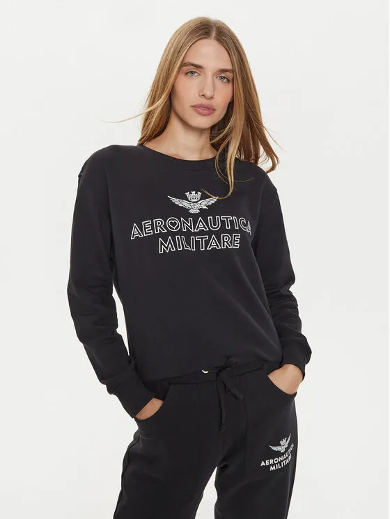 Aeronautica Militare Μπλούζα · Μαύρο · Regular Fit